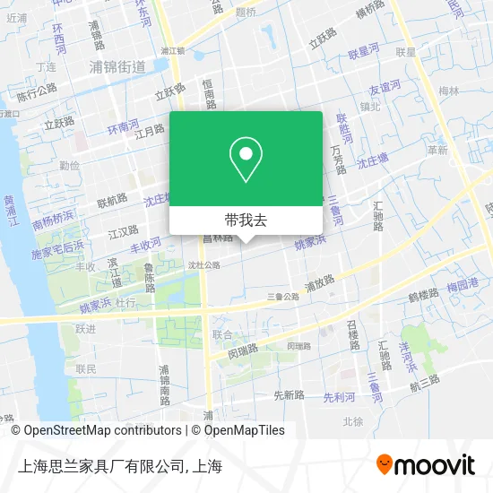 上海思兰家具厂有限公司地图