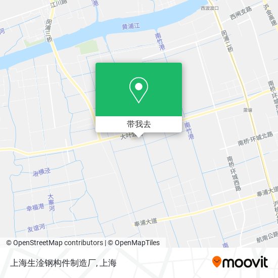 上海生淦钢构件制造厂地图