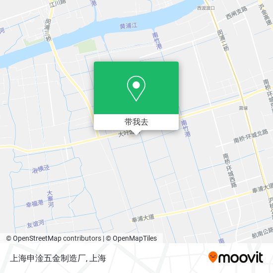 上海申淦五金制造厂地图
