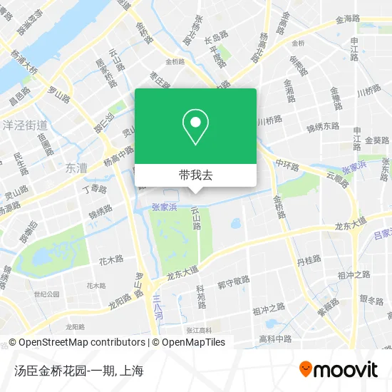 汤臣金桥花园-一期地图