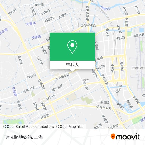 诸光路地铁站地图