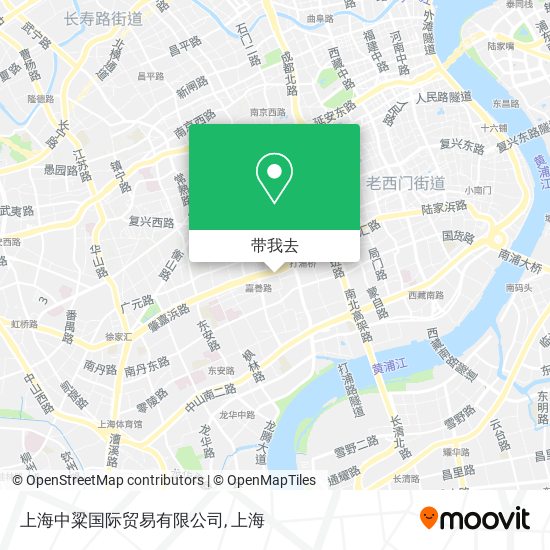 上海中粱国际贸易有限公司地图