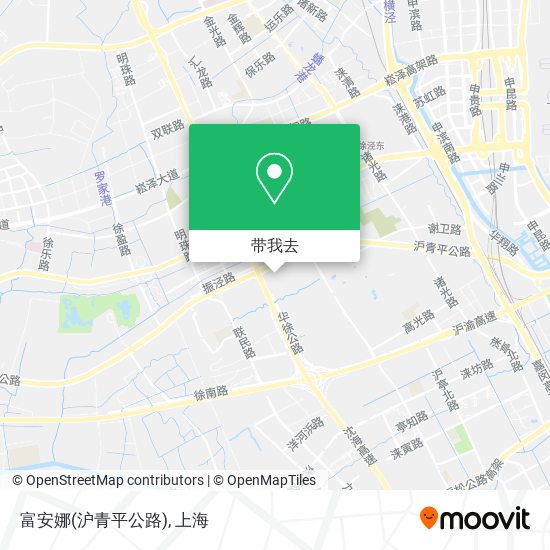 富安娜(沪青平公路)地图