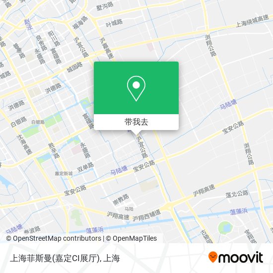 上海菲斯曼(嘉定CI展厅)地图