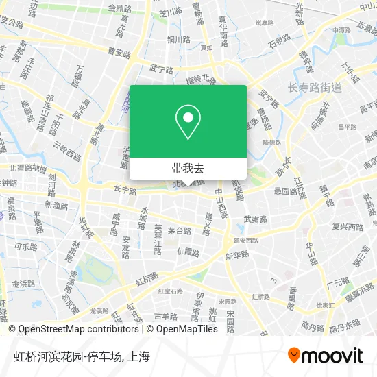 虹桥河滨花园-停车场地图