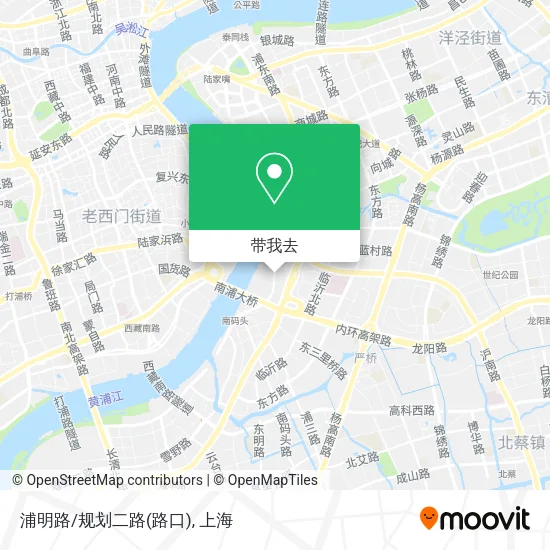 浦明路/规划二路(路口)地图