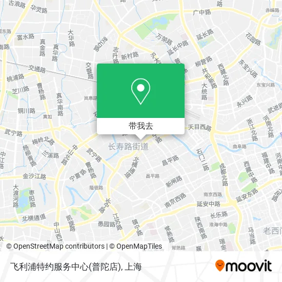 飞利浦特约服务中心(普陀店)地图
