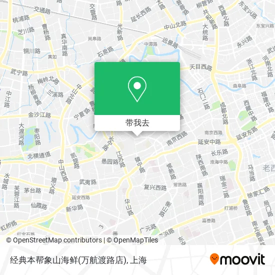 经典本帮象山海鲜(万航渡路店)地图