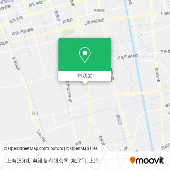 上海汉洧机电设备有限公司-东北门地图