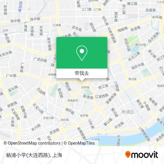 杨浦小学(大连西路)地图