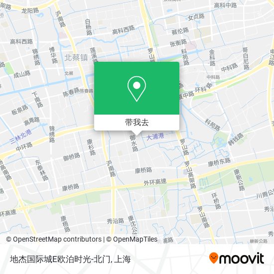 地杰国际城E欧泊时光-北门地图