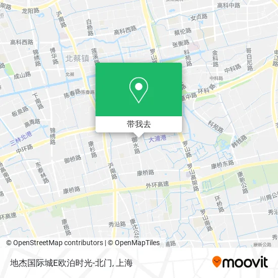 地杰国际城E欧泊时光-北门地图