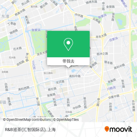 R&B巡茶(汇智国际店)地图
