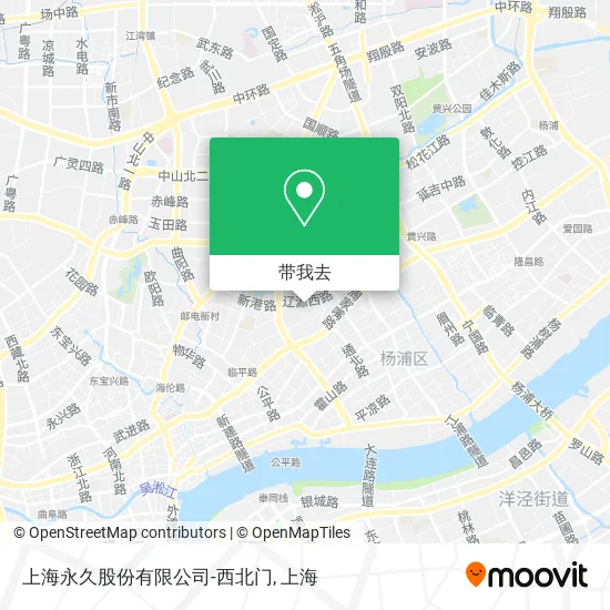 上海永久股份有限公司-西北门地图
