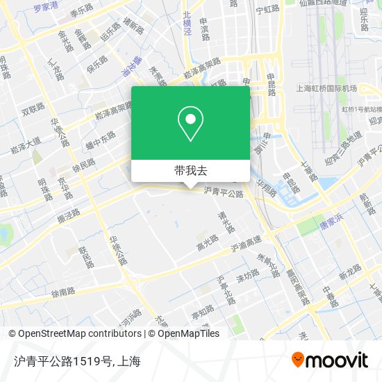 沪青平公路1519号地图
