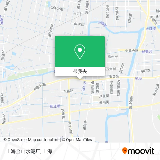 上海金山水泥厂地图