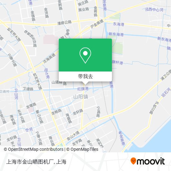 上海市金山晒图机厂地图