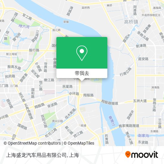 上海盛龙汽车用品有限公司地图