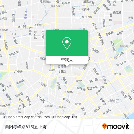 曲阳赤峰路615幢地图