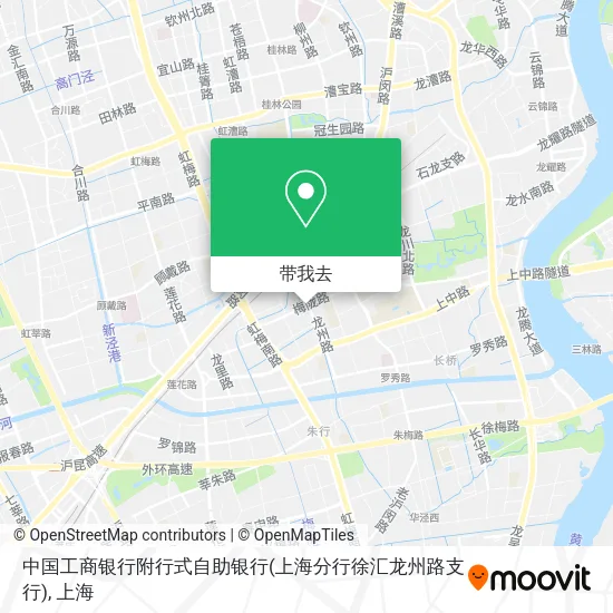 中国工商银行附行式自助银行(上海分行徐汇龙州路支行)地图