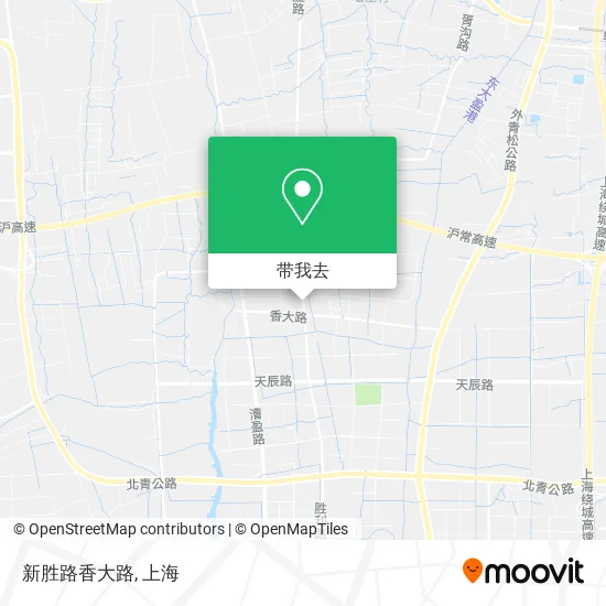 新胜路香大路地图