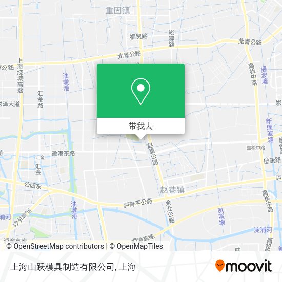 上海山跃模具制造有限公司地图