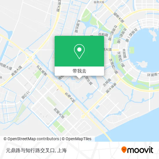 元鼎路与知行路交叉口地图