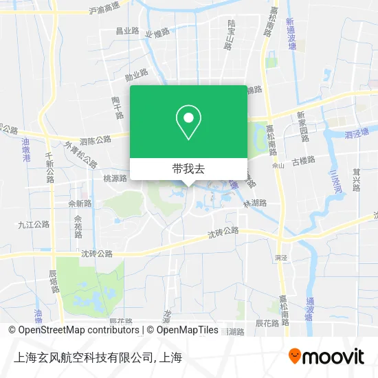 上海玄风航空科技有限公司地图