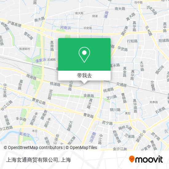上海玄通商贸有限公司地图