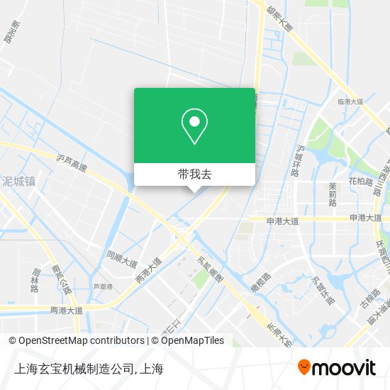 上海玄宝机械制造公司地图