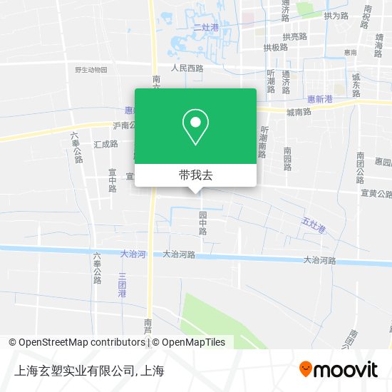 上海玄塑实业有限公司地图