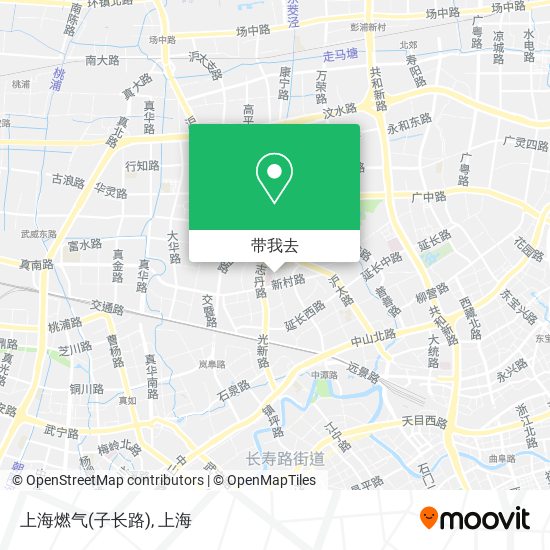 上海燃气(子长路)地图