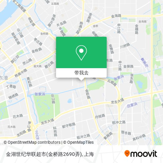 金湖世纪华联超市(金桥路2690弄)地图