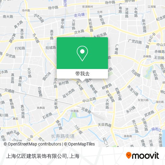 上海亿匠建筑装饰有限公司地图