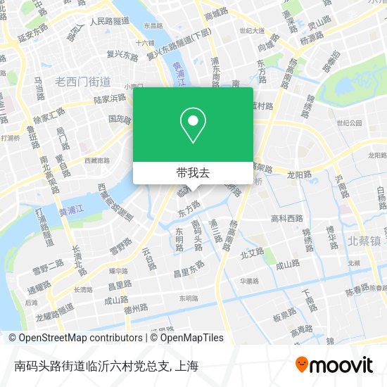 南码头路街道临沂六村党总支地图