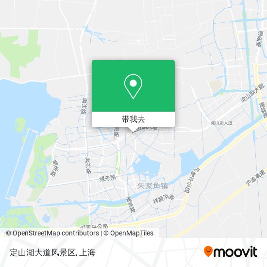 定山湖大道风景区地图