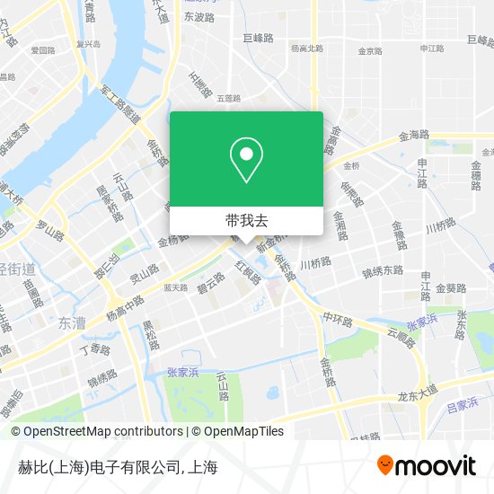 赫比(上海)电子有限公司地图