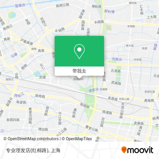 专业理发店(红棉路)地图