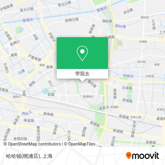 哈哈镜(桃浦店)地图