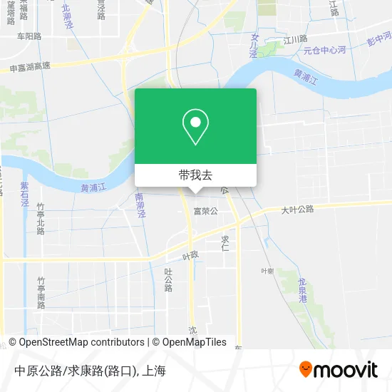 中原公路/求康路(路口)地图