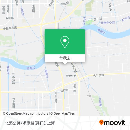 北盛公路/求康路(路口)地图