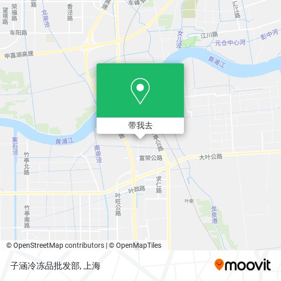 子涵冷冻品批发部地图