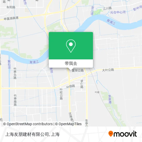 上海友朋建材有限公司地图