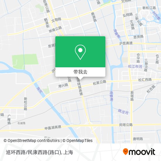 巡环西路/民康西路(路口)地图