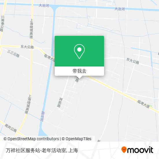 万祥社区服务站-老年活动室地图