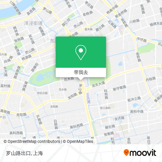 罗山路出口地图