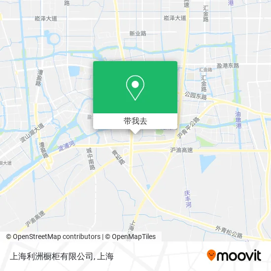 上海利洲橱柜有限公司地图