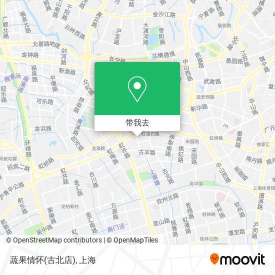 蔬果情怀(古北店)地图