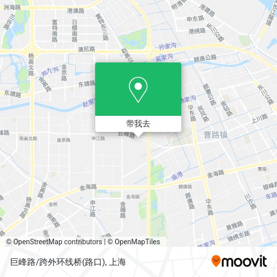 巨峰路/跨外环线桥(路口)地图