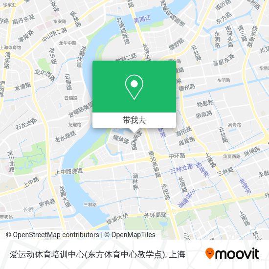 爱运动体育培训中心(东方体育中心教学点)地图